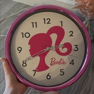 Barbie Glamorous Pink Wall Clock